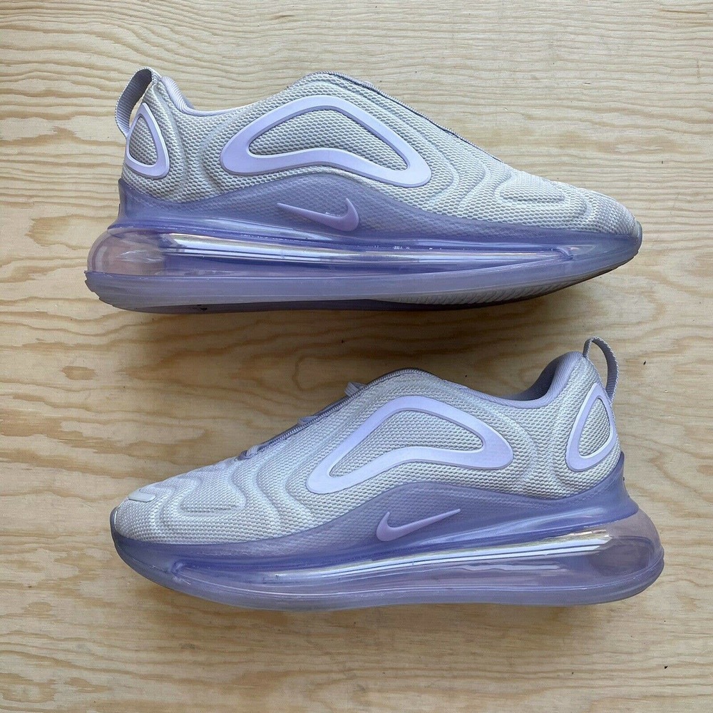 Nike Air Max 720 Pure Platinum/Oxygen Purple Shoes Women's Sz 7 AR9293-009